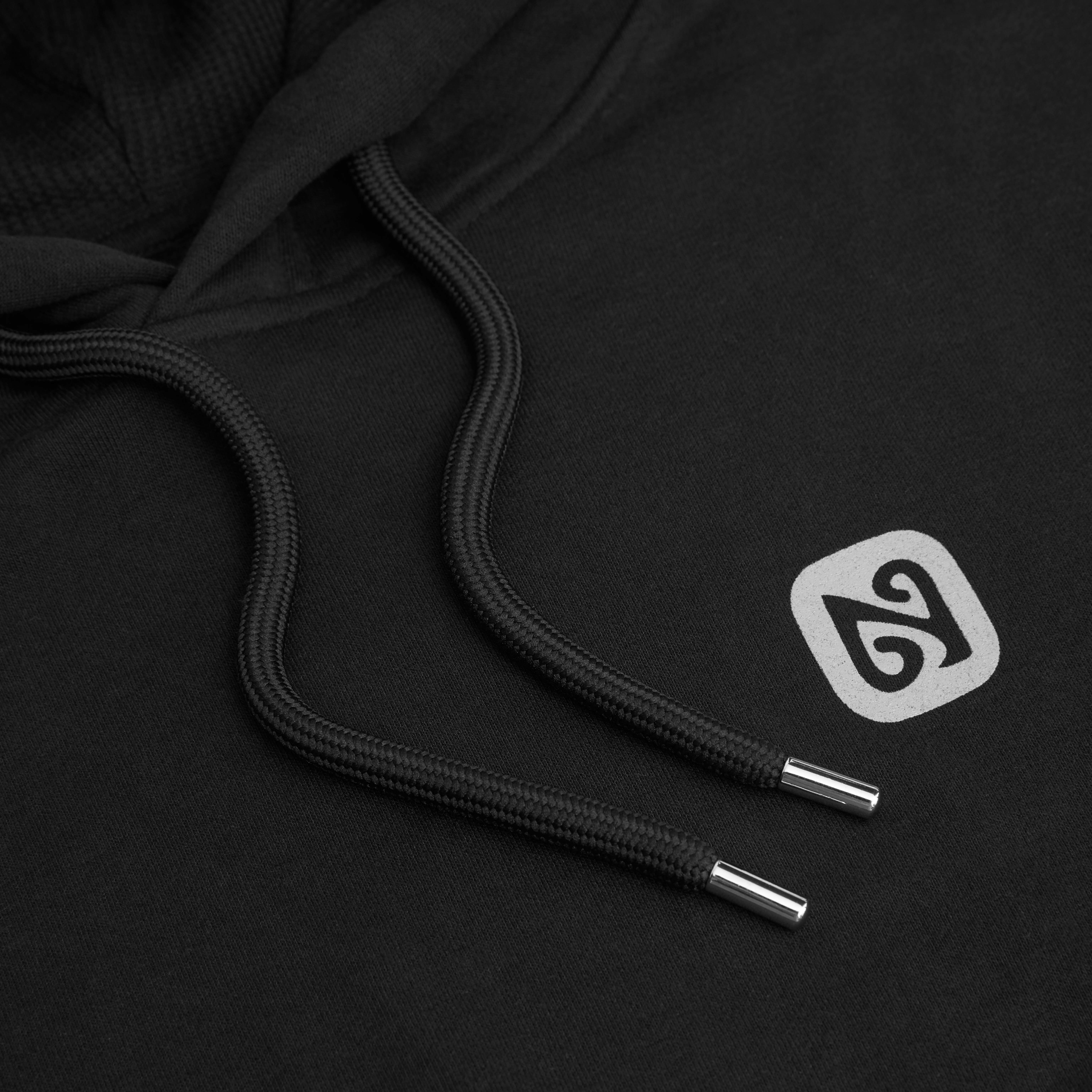 2025 Nyord Logo Hoodie AM001 - Black Charcoal
